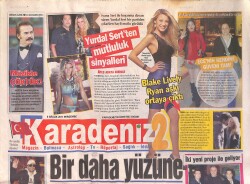 Karadeniz Gazetesi İki Eki 8 Aralık 2011 - Orhan Gencebay 