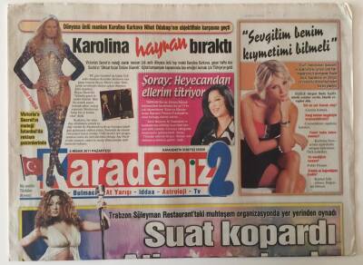 Karadeniz Gazetesi Karadeniz 2 Eki 4 Nisan 2011 - Trabzon da Suat Kopardı Atiye Coşturdu GZ26209 - 1