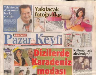 Karadeniz Gazetesi Pazar Keyfi Eki 1 Aralık 2013 - Televizyon Dünyasının Harika Çocuğu * Acun Ilıcalı GZ116506 - 1