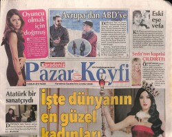 Karadeniz Gazetesi Pazar Keyfi Eki 8 Aralık 2013 - Seda Sayanın Kaprisi Çıldırttı - Bakırcılık Ölüyor GZ100188 - 1