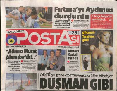 Karadeniz Postası 21 Ekim 2013 - Fırtınayı Aydınus Durdurdu GZ107584 - 1