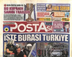 Karadeniz Postası 26 Haziran 2013 - Geziye Sürek Avı,Çaykarada Hes Tepkisi GZ101005 - 2