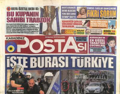Karadeniz Postası 26 Haziran 2013 - Geziye Sürek Avı,Çaykarada Hes Tepkisi GZ101005 - 2