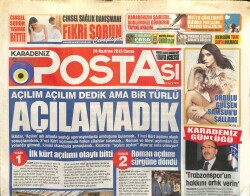 Karadeniz Postası 28 Haziran 2013 - Bir Türlü Açılamadık GZ101007 - 2