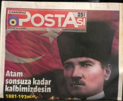 Karadeniz Postası Gazetesi 10 Kasım 2013 - Usta Gazeteci Savaş Ayı Kaybettik - GZ100522 - 1