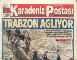 Karadeniz Postası Gazetesi 16 Ocak 2014 - Trabzon Ağlıyor GZ101287 - 1