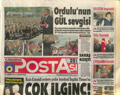 Karadeniz Postası Gazetesi 23 Kasım 2013 - Pirelli 50. Yaşında Tutkunlarını Şaşırttı GZ100588 - 1