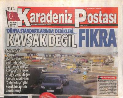 Karadeniz Postası Gazetesi 23 Ocak 2014 - Arsinde Yatırımcıya Ada Yapılıyor - Araklıda Şehit Acısı GZ105698 - 1