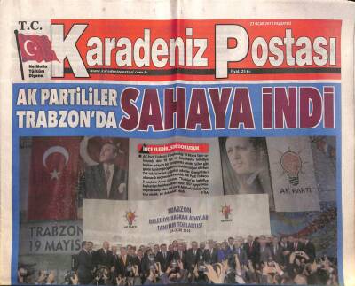 Karadeniz Postası Gazetesi 27 Ocak 2014 - Ayhan Taflan Yeniden Başkan - Giresun CHPda Tamam GZ100028 - 2