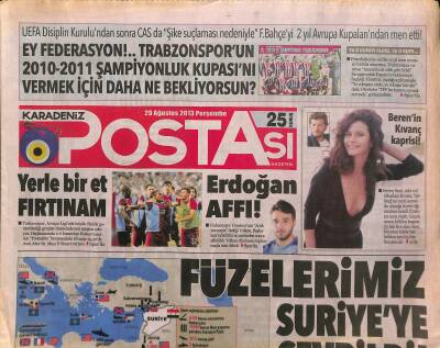 Karadeniz Postası Gazetesi 29 Ağustos 2013 - Tellioğlu Ailesi Bir Daha Yıkıldı GZ116683 - 1