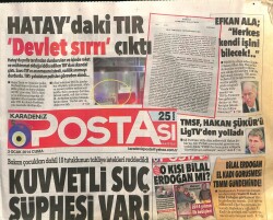 Karadeniz Postası Gazetesi 3 Ocak 2014 - TMSF , Hakan Şükürü Lig Tvden Yolladı GZ100796 - 1