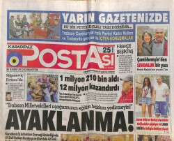 Karadeniz Postası Gazetesi 30 Kasım 2013 - İbrahim Tatlıses 2 Yıl Önce Evlendiği Ayşegül Yıldızdan Boşandı GZ100014 - 2