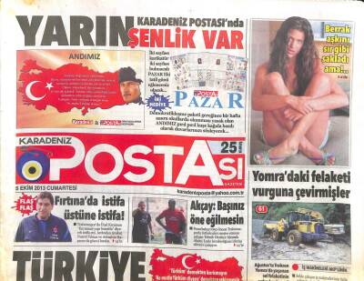 Karadeniz Postası Gazetesi 5 Ekim 2013 - Başbakana Laf Eden Esada Tepki Yağdı GZ104591 - 1