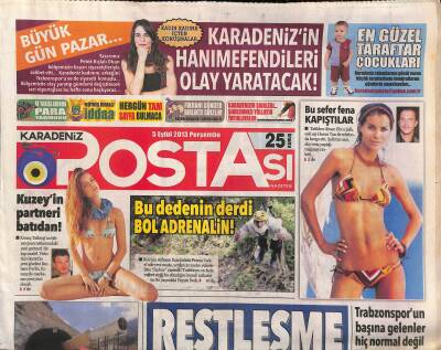 Karadeniz Postası Gazetesi 5 Eylül 2013 - Jan Mari Krallar Gibi Düğün Yaptı GZ116579 - 1