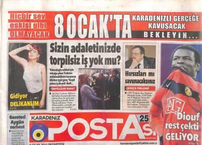 Karadeniz Postası Gazetesi 6 Ocak 2014 - Kılıçdaroğlu Müslüman Kanı Var Elinizde GZ104931 - 1