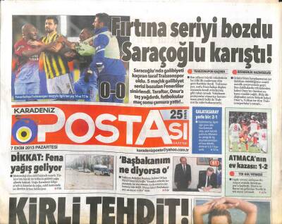Karadeniz Postası Gazetesi 7 Ekim 2013 - Ebru Şallıyı Yakından Görenler İnanamadı GZ104593 - 1