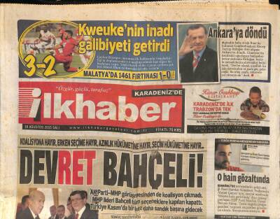 Karadenizde İlkhaber Gazetesi 18 Ağustos 2015 - Tarım İşçilerine Sigorta Yapılmalı GZ116654 - 1