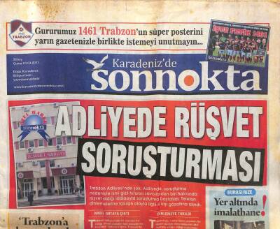 Karadenizde Son Nokta Gazetesi 1 Mart 2013 - Trabzon Kent Müzesi 1 Yılda Tamamlanacak GZ113150 - 1