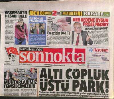 Karadenizde Son Nokta Gazetesi 21 Aralık 2018 - ABD Başkanı Donald Trump,DEAŞla Mücadeleye İlişkin Açıklamalar Yaptı GZ109392 - 1