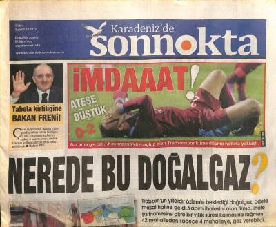 Karadenizde Son Nokta Gazetesi 5 Mart 2013 -Trabzonu Rahatlatacak Kanuni Bulvarı Kamulaştırması İçin Karar Çıktı GZ100936 - 1