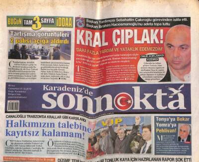 Karadenizde Son Nokta Gazetesi 7 Aralık 2013 - Rize Belediye Başkanı Halil Bakırcı Bir Konuştu , Pir Konuştu GZ100254 - 1