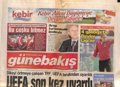 Karadenizden Güne Bakış Gazetesi 24 Nisan 2012 - Şenol Güneş , Kalan 4 Maçı Değerlendirdi - Trabzon Yerini Korudu , Gümüşhane Yükseldi GZ119636 - 1