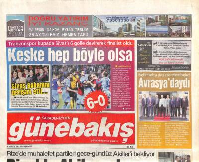 Karadenizden Güne Bakış Gazetesi 9 Mayıs 2013 - Çaykurda Yine İşçi Transferi Mi Başladı ? GZ105579 - 1