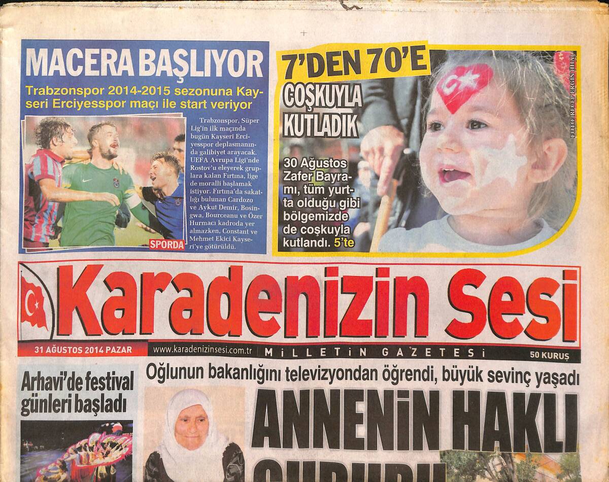Karadenizin Sesi 31 Ağustos 2014 - Son Fırtına Yatabare - Teknik Direktör: Mehmet Özdilek 'Hazır Değiliz' GZ136213 - 1