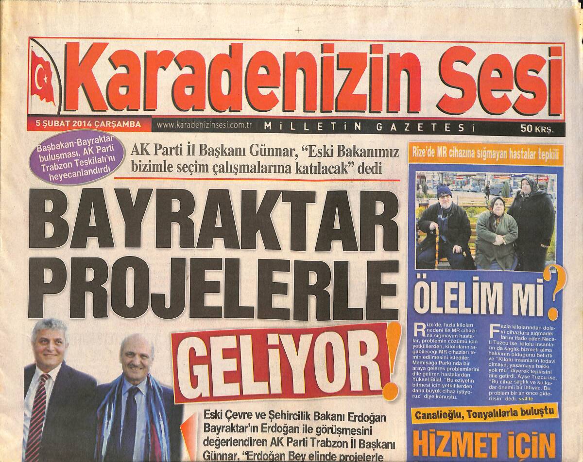 Karadenizin Sesi 5 Şubat 2014 - MHP'DE Yoğun Seçim Mesaisi - Başbakanı Yanıltmaya Kimsenin Hakkı Yok! GZ136239 - 1