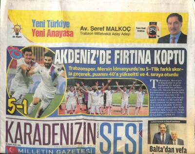 Karadenizin Sesi Gazetesi 10 Mart 2015 - Doğu Karadenizde Kış Turizmi İçin Atak GZ113331 - 1