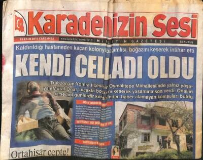 Karadenizin Sesi Gazetesi 15 Ekim 2014 - Araklı Kentsel Dönüşüme Alındı GZ109265 - 1