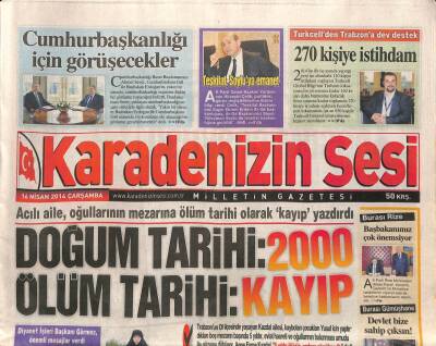 Karadenizin Sesi Gazetesi 16 Nisan 2014 - Trabzon Emniyetinde 2. Dalga Operasyonu GZ100274 - 2