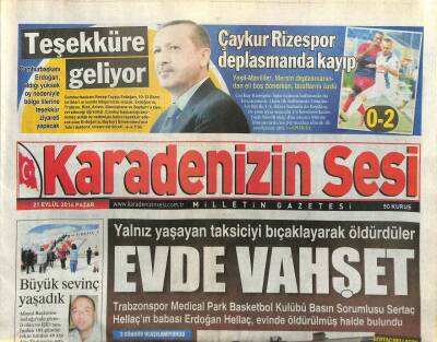 Karadenizin Sesi Gazetesi 21 Eylül 2014 - Gelevera Deresi Turizme Açılacak GZ101291 - 1