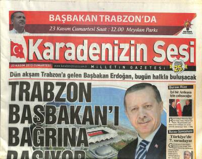 Karadenizin Sesi Gazetesi 23 Kasım 2013 - Maçka İçin Hayaller Gerçek Olacak GZ100686 - 2