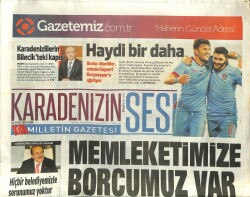 Karadenizin Sesi Gazetesi 30 Ocak 2015 - Memleketimize Borcumuz Var GZ101298 - 1