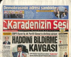 Karadenizin Sesi Gazetesi 4 Ocak 2014 - TTSO 2014 İçin Gaza Bastı GZ100395 - 1