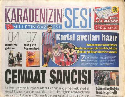 Karadenizin Sesi Gazetesi 6 Aralık 2014 - Kemal Kadakal Annesini Uğurladı - Rize Fuarda Tanıtıldı GZ100117 - 2