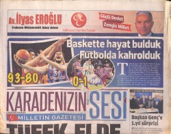 Karadenizin Sesi Gazetesi 6 Nisan 2015 - Şener Pul 
