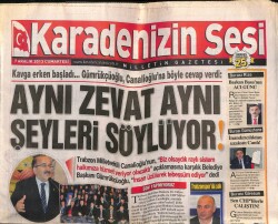 Karadenizin Sesi Gazetesi 7 Aralık 2013 - Ordu Belediye Başkanı Torun , Meydan Okudu - 1