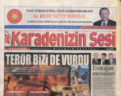 Karadenizin Sesi Gazetesi 9 Ekim 2014 - Trabzonda Botanik Park Başlıyor - Erdoğan Mesajları GZ100121 - 1