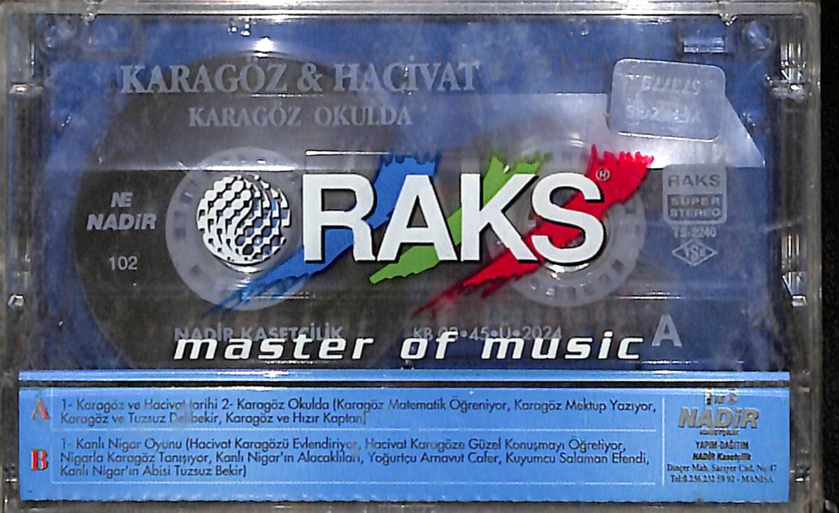 Karagöz&Hacivat - Karagöz Okulda Orijinal Kaset (Sıfır) KST31043 - 2