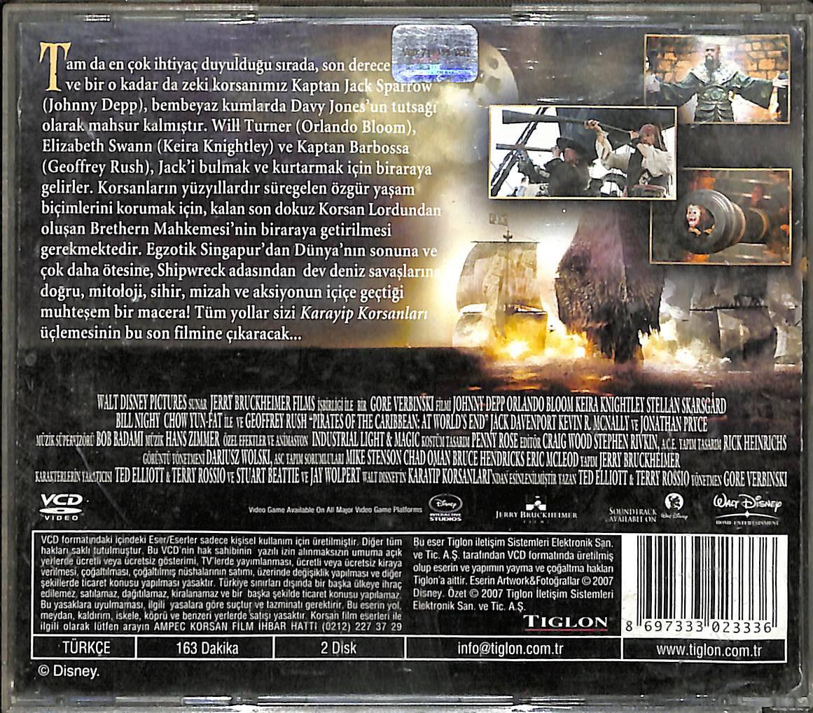 Karayip Korsanları Dünyanın Sonu (Johnny Depp) VCD Film (İkinci El) VCD27749 - 2