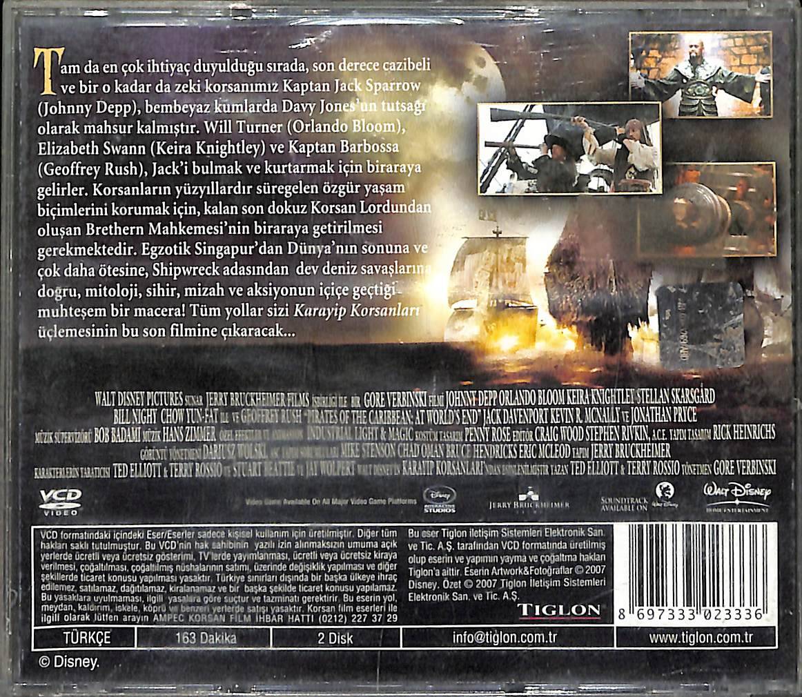 Karayip Korsanları Dünyanın Sonu (Johnny Depp) VCD Film (İkinci El) VCD27753 - 2
