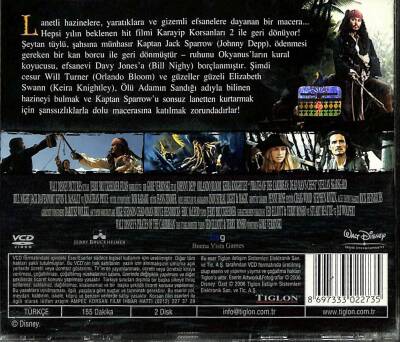 Karayip Korsanları Ölü Adamın Sandığı VCD Film VCD16894 - 2