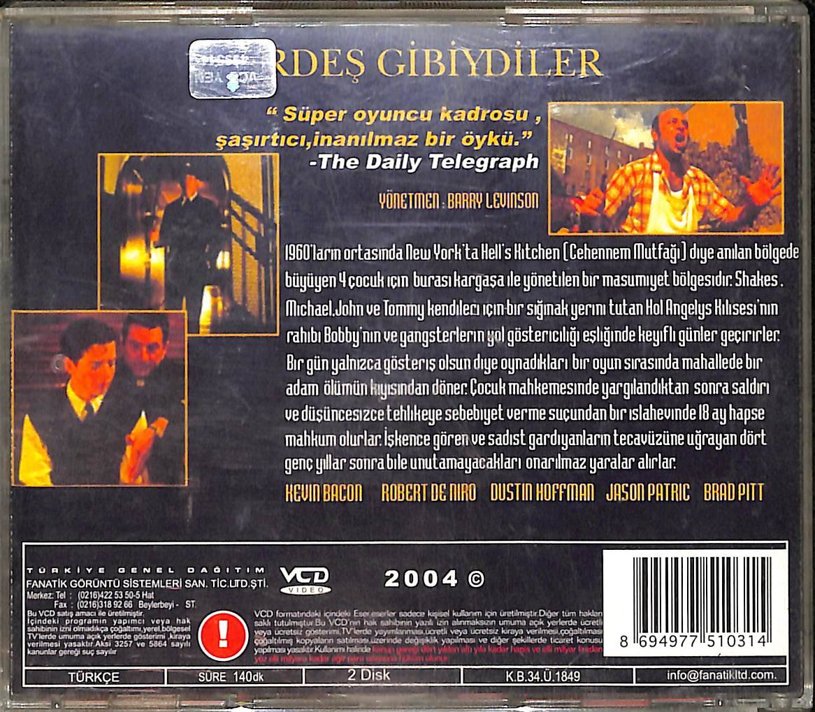Kardeş Gibiydiler – Sleepers (1996) Orijinal VCD Film ' Brad Pitt ' VCD28786 - 2