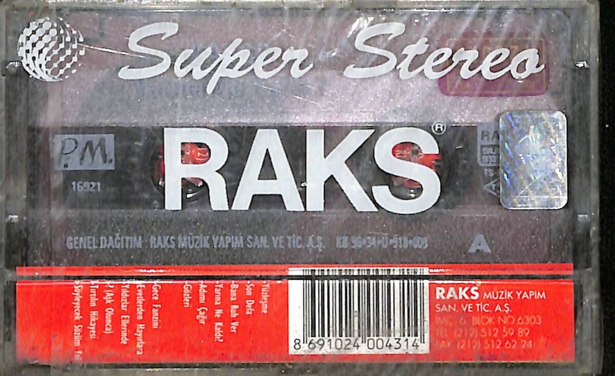 Kargo – Yarına Ne Kaldı? Orijinal Kaset (SIFIR) | Kırmızı Bandrol | Raks Müzik | 1996 KST31181 - 2