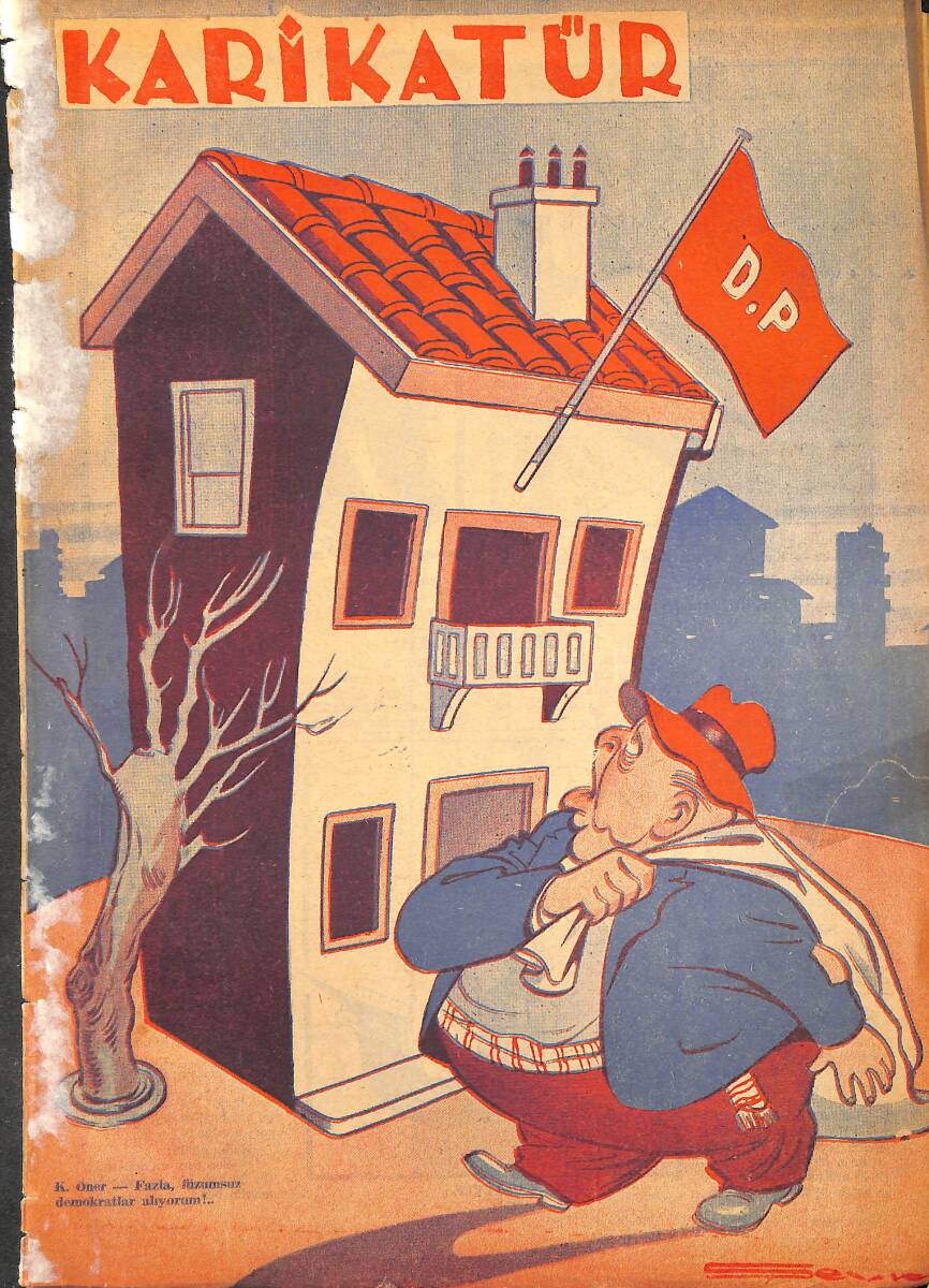 KARİKATÜR Edebi Haftalık Mizah Mecmuası 1 Nisan 1948 Sayı: 640 NDR95917 - 1
