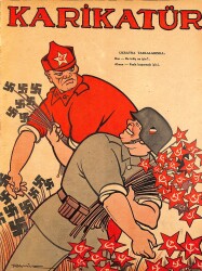 KARİKATÜR Edebi Haftalık Mizah Mecmuası 10 Temmuz 1941 Sayı: 289 NDR96143 - Gökçekoleksiyon