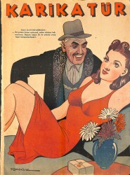 KARİKATÜR Edebi Haftalık Mizah Mecmuası 11 Kasım 1943 Sayı: 411 NDR95855 - Gökçekoleksiyon