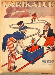 KARİKATÜR Edebi Haftalık Mizah Mecmuası 11 Nisan 1946 Sayı: 537 NDR96089 - Gökçekoleksiyon